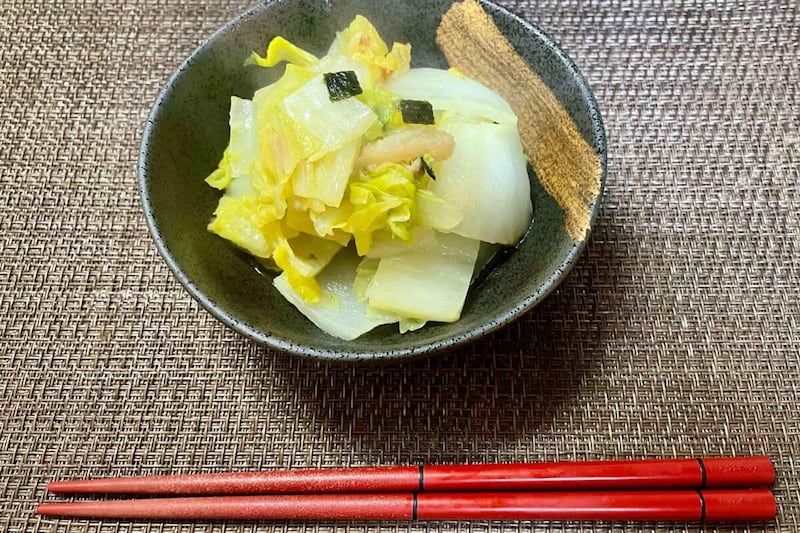 白菜の簡単煮