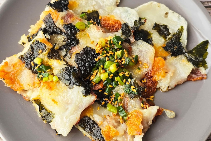 ロバート馬場、フライパンひとつの「餅チヂミ」が簡単すぎ　カリモチ食感がたまらない