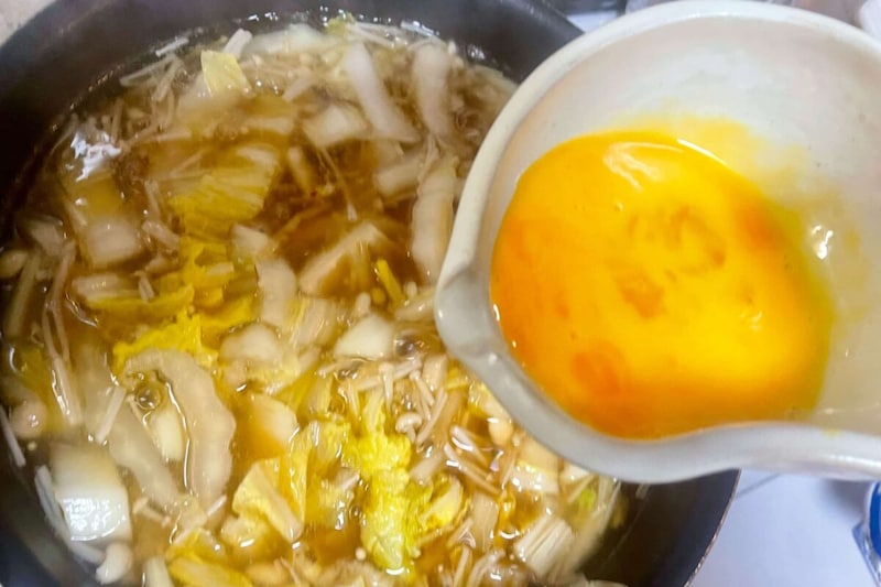 えのき＆白菜のふわとろスープ