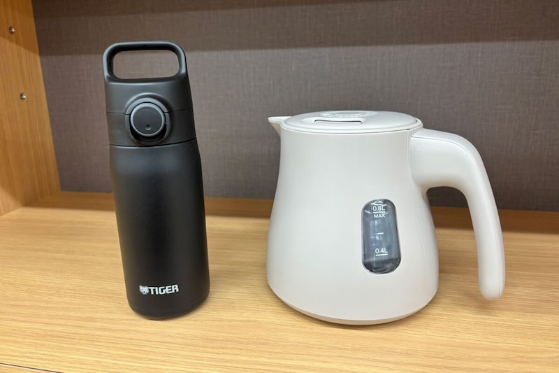 タイガー魔法瓶の真空断熱ボトル、ケトル