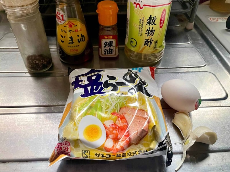 焦がしにんにく油そば