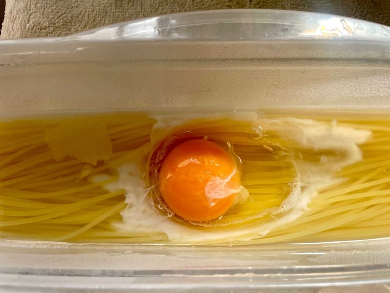 レンチンパスタ