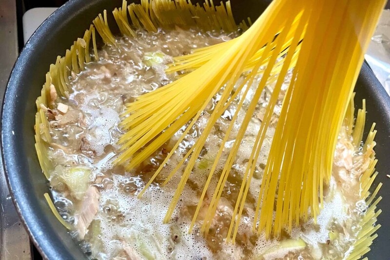 簡単ツナパスタ