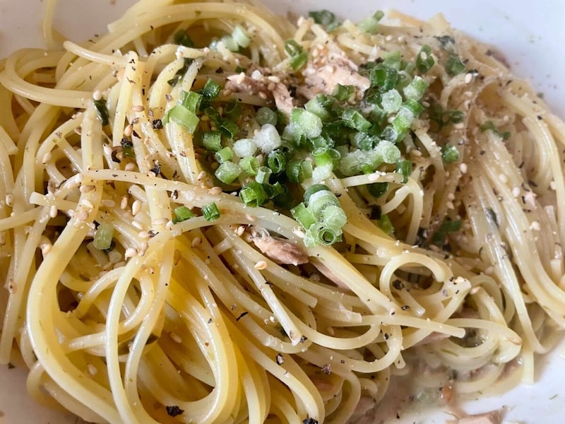 和風ツナパスタ