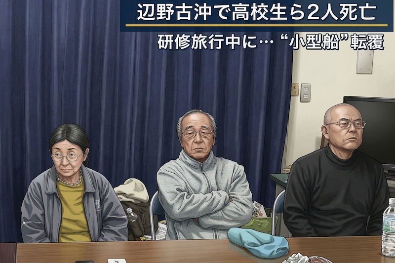 女子高生が死亡した船転覆事故の会見　頭を下げず腕組みで臨む運行団体に「誠意感じられない」の声