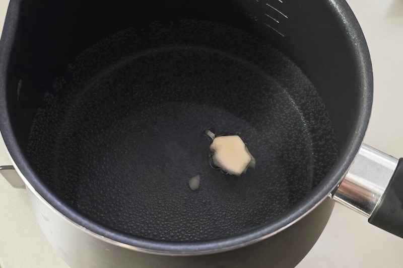 豚肉と小松菜の塩レモン粥