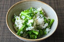 長谷川あかりさんの「菜の花ごはん」で決まり　炊飯器で“保温”するだけ