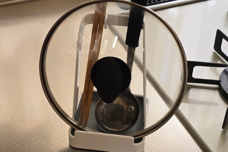 お玉&鍋ふたスタンド