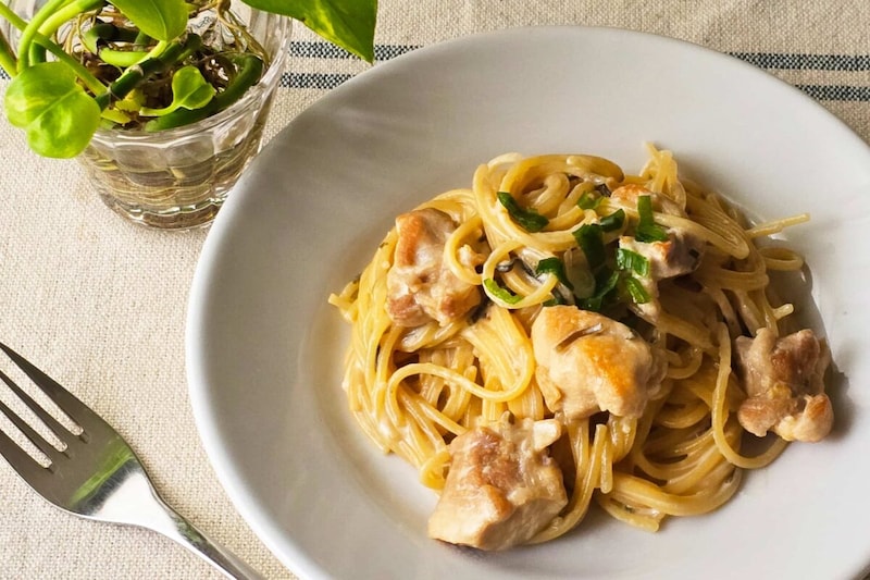 濃厚和風クリームパスタ