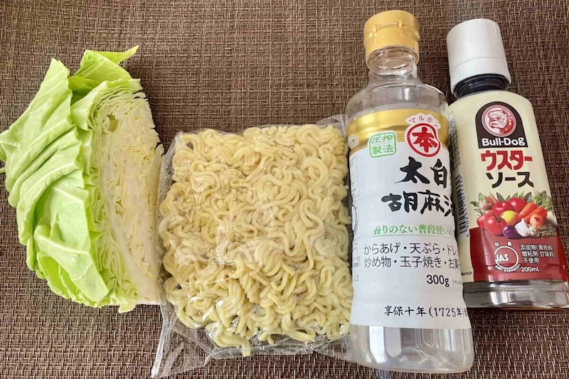 キャベツ焼きそば