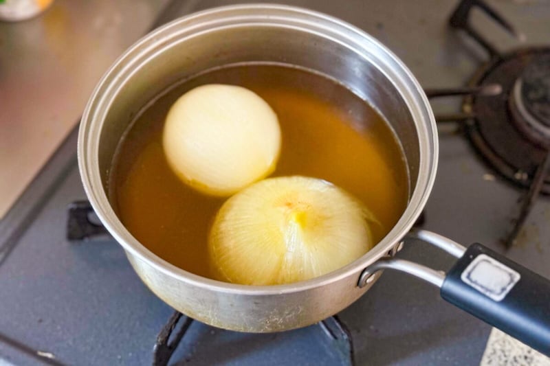 新玉ねぎのスープ