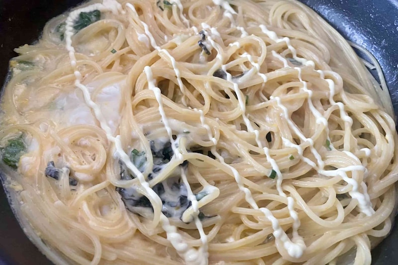 卵があれば作れる「ズボラパスタ」　買い出ししてない日はコレ