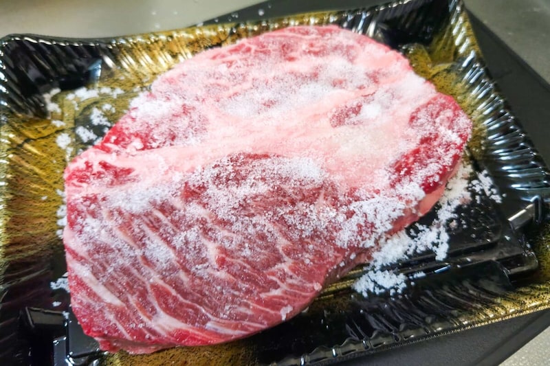 茹でステーキ