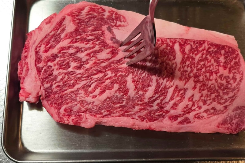 森田さんに作ってもらうステーキ