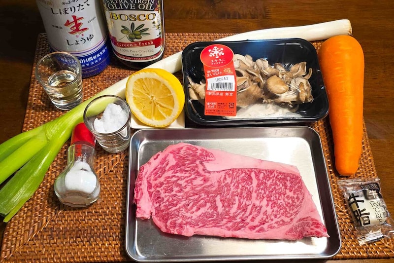 森田さんに作ってもらうステーキ