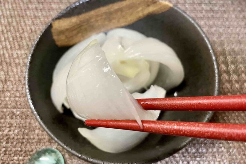 新玉ねぎの半生サラダ