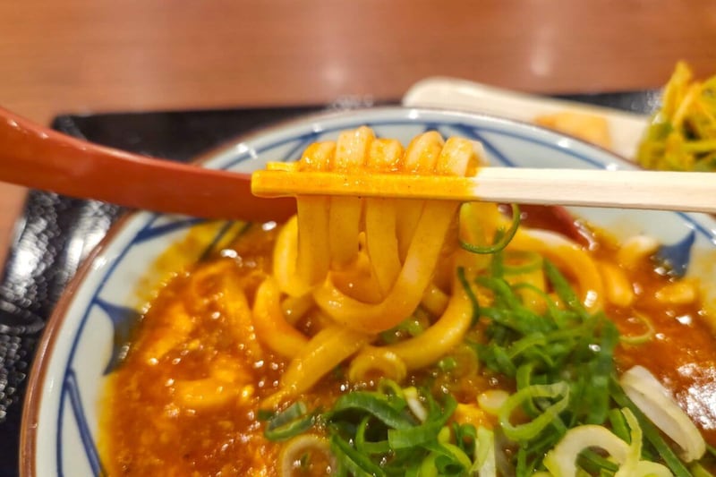トマたまカレーうどん