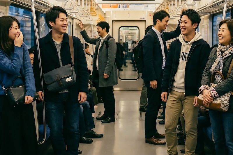 電車が急ブレーキ、車掌の“珍アナウンス”で車内に笑いが…　芸歴21年の芸人「ヤキモチ焼いた」