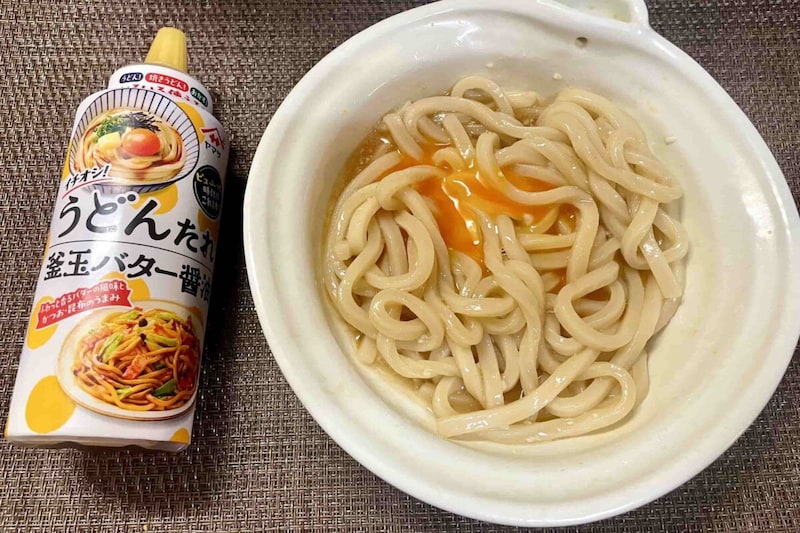 うどんたれ　釜玉バター醤油