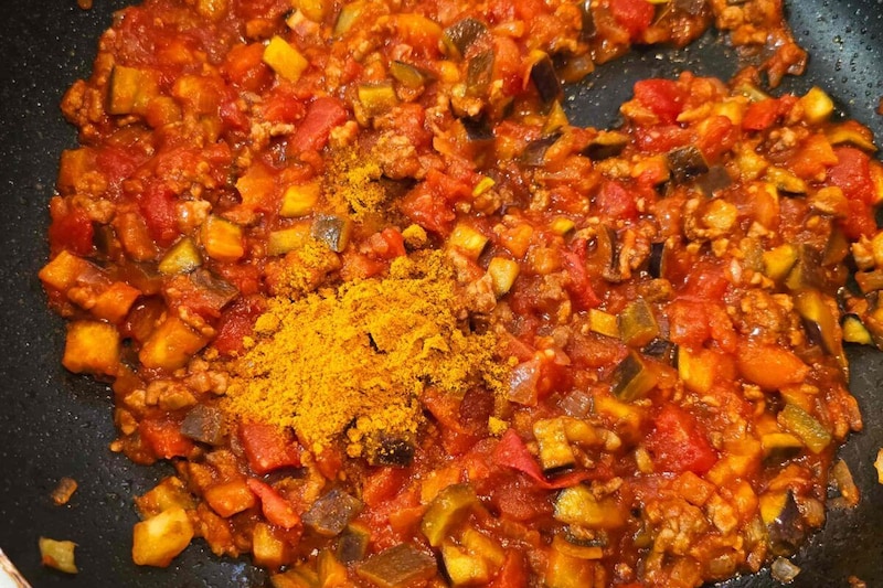無水キーマカレー