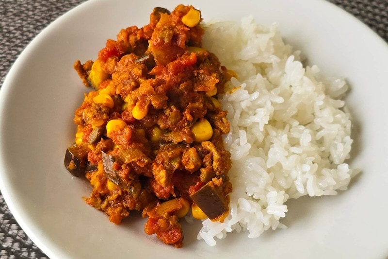 無水キーマカレー