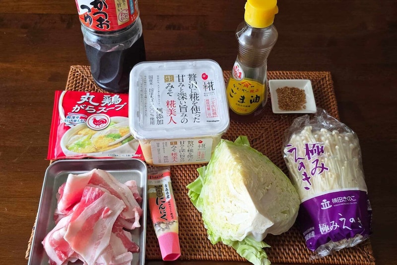 キャベツと豚バラの旨味スープ