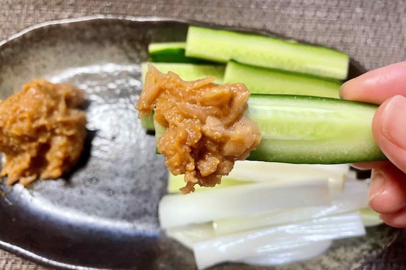 ガリ味噌きゅうり