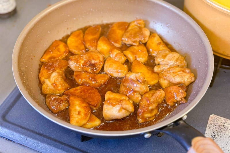 鶏肉の梅てり焼き