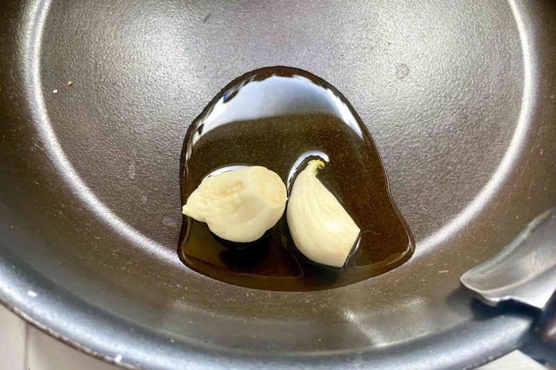 柚子胡椒と大葉のオイルパスタ