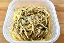 超ズボラなのにちゃんとウマい　レンチンで作る「海苔わさびパスタ」
