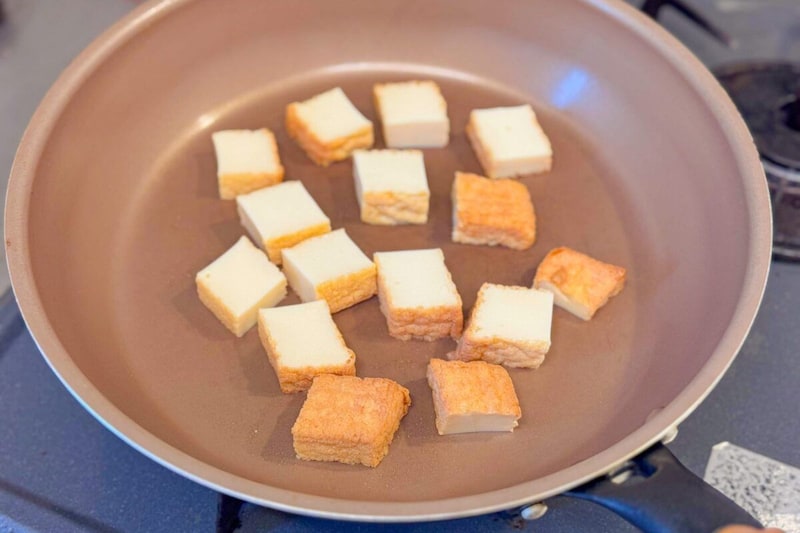 厚揚げの卵とじ丼