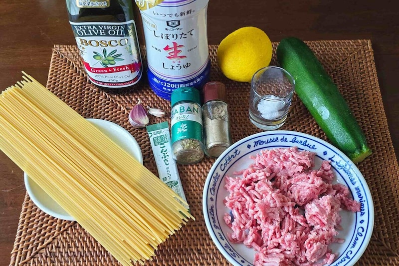 究極のズッキーニとレモンのパスタ