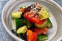 トマトときゅうりが余ったら全部コレ　和えるだけの「爆ウマ副菜」が夏の救世主