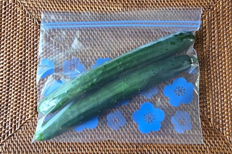 冷凍きゅうり漬け