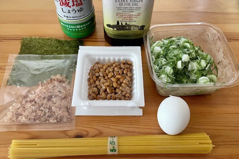 納豆パスタ