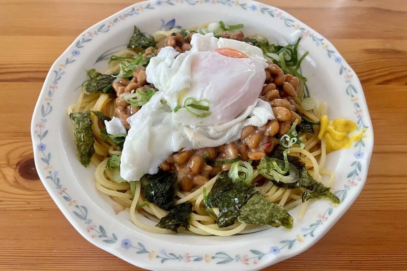 納豆パスタ