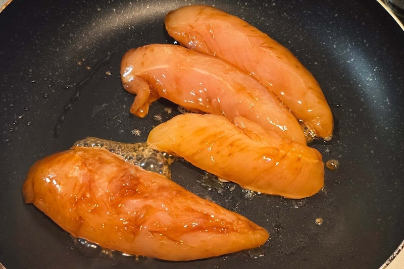 ささみの漬け焼き