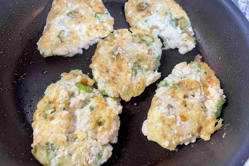 オクラおかかマヨ焼き