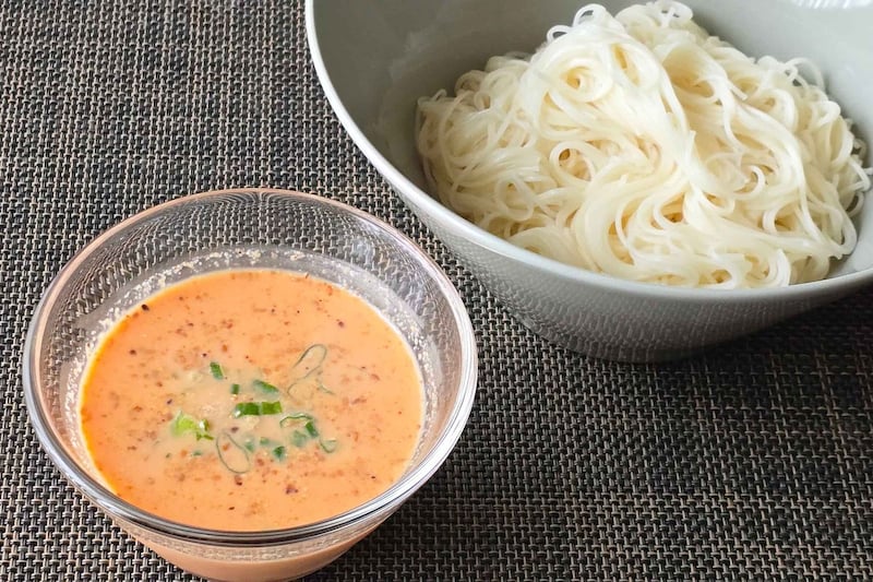 「こういうの最高」　混ぜるだけの“担々麺風だれ”そうめんがハマる