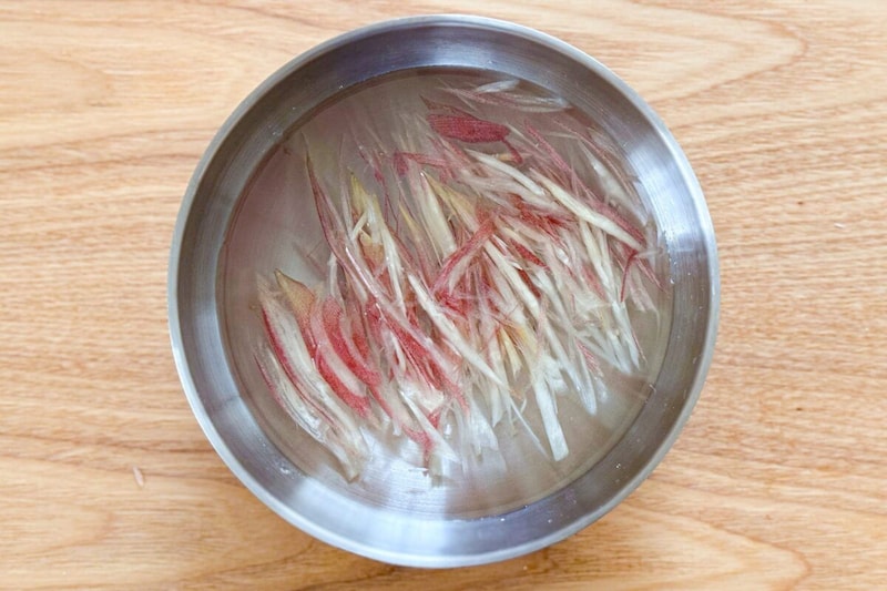 みょうがとハムの塩奴