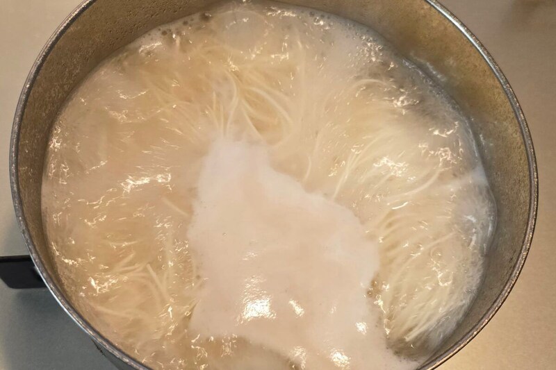 ねぎ塩豚しゃぶそうめん