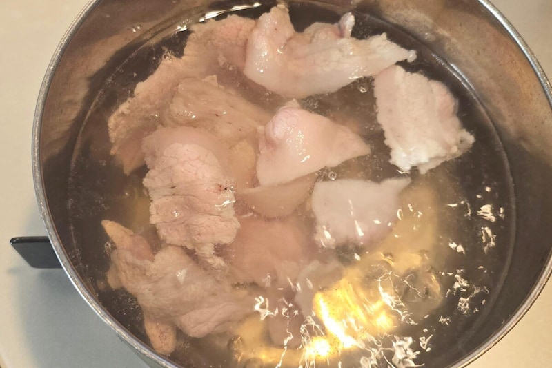 ねぎ塩豚しゃぶそうめん