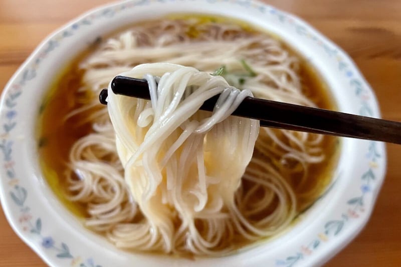 オリーブわさびそうめん