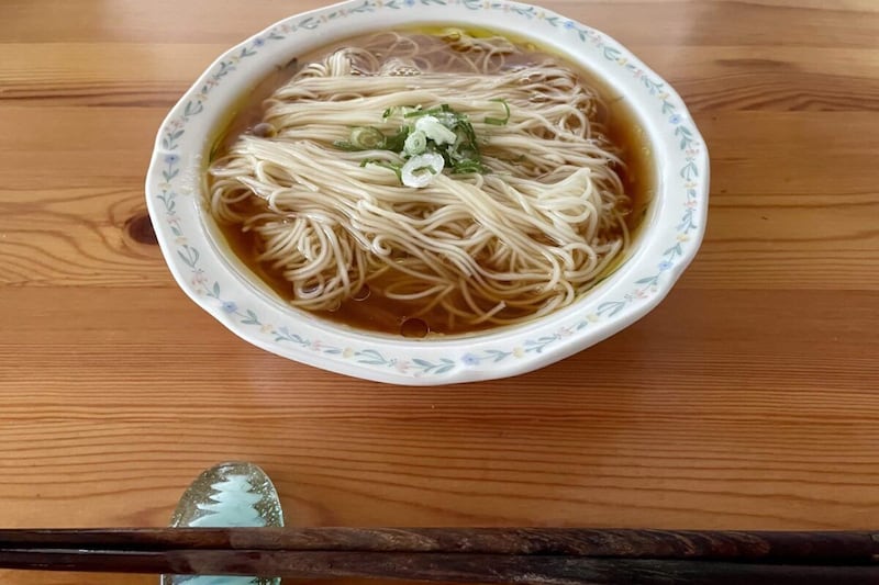 オリーブわさびそうめん