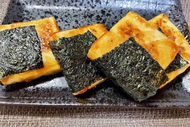 はんぺんの磯部焼き風