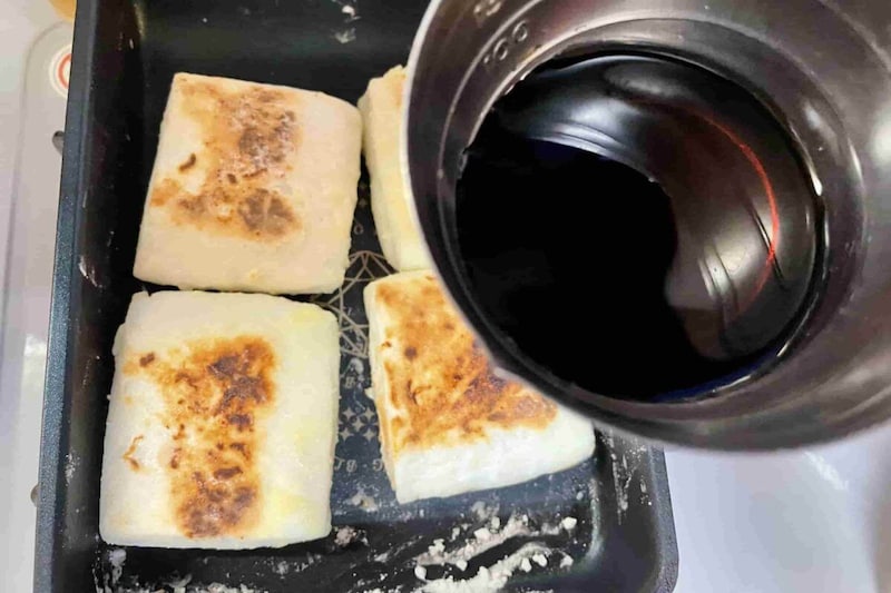 はんぺんの磯部焼き風