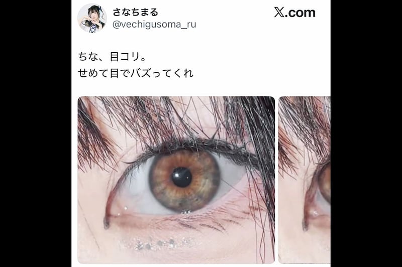 「カラコンにしか見えない」瞳の色が原因で、免許更新で止められたアイドル 画像公開「なんと綺麗な…」