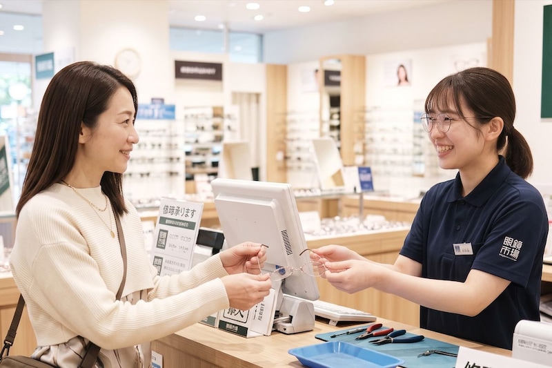 熊本地震で壊れたメガネを直しに眼鏡市場へ… 店員の“神対応”に「いい話」「一生この店で買う」