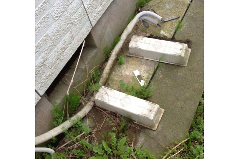 エアコン室外機（があった場所）