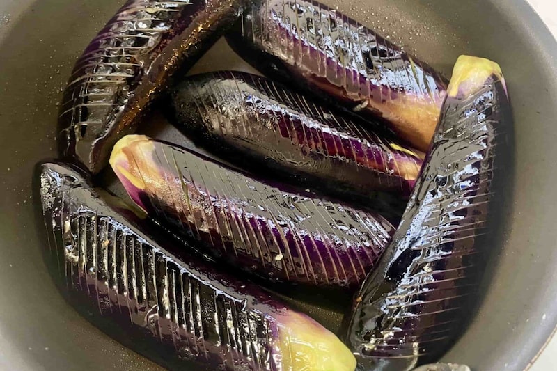 なすの生姜焼き